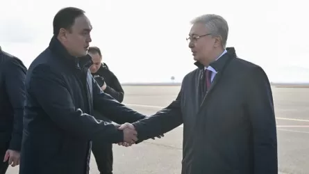 Токаев прибыл с рабочей поездкой в Жамбылскую область 