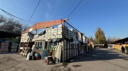 Алматыда заңсыз салынған &laquo;Үміт&raquo; базары бұзылып жатыр