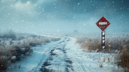 Водители требуют открыть трассу Астана-Щучинск, несмотря на буран