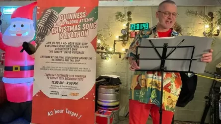 Как рождественские песни привели британца в "Книгу рекордов Гиннеса"