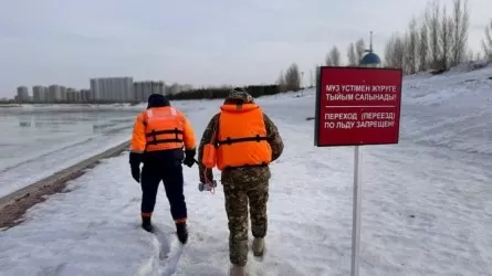 Катки и ледяные горки закрыли в Астане