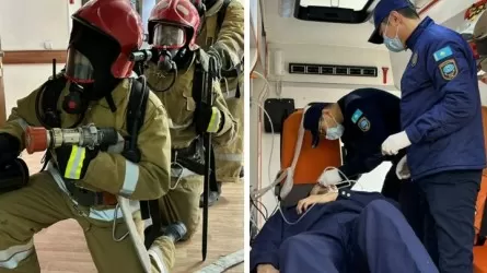 Жамбыл облысында зілзала кезіндегі іс-қимыл пысықталды