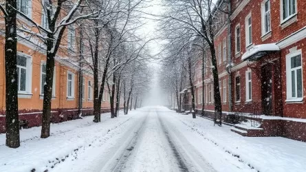 Снег и метели прогнозируют в регионах Казахстана