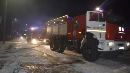 Солтүстік Қазақстанда екіқабатты қонақ үй отқа оранды