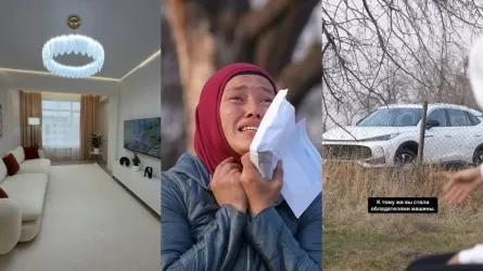 «Күйеуі – мүгедек, әйелінің көзі көрмейді»: Бетперделі жігіт тағы бір отбасыға пәтер мен көлік сыйлады