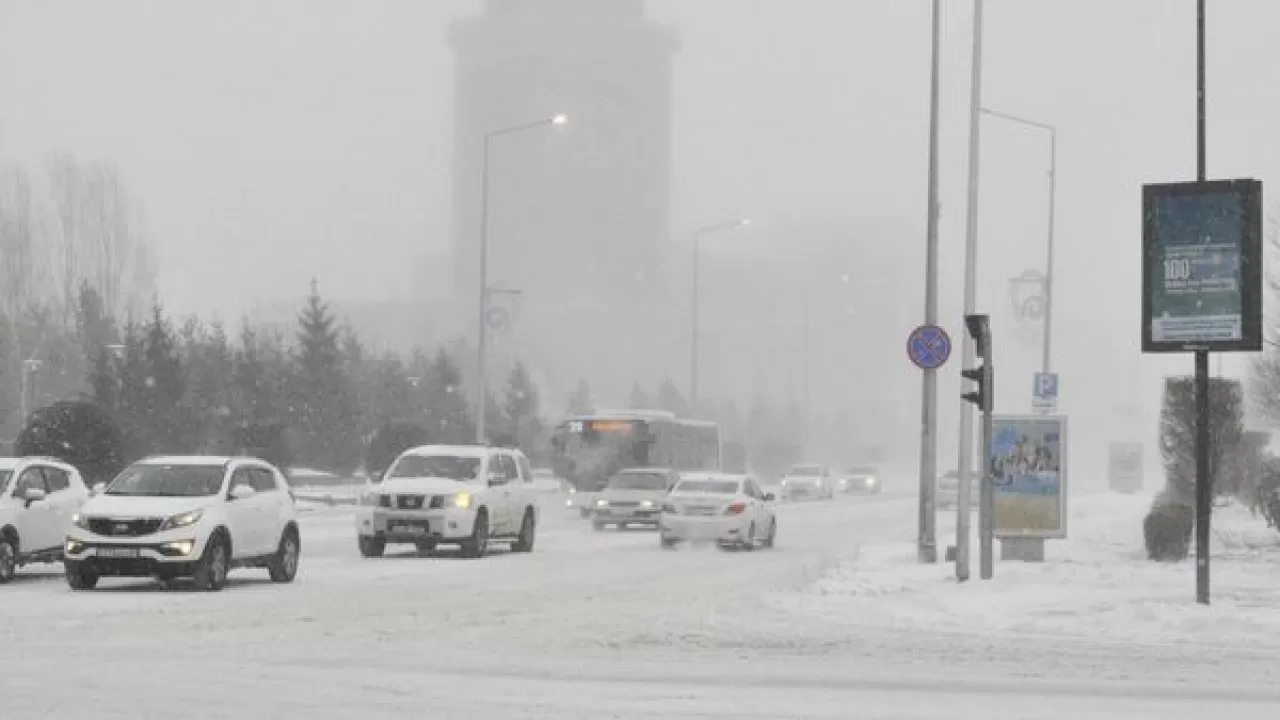 Ауа райына байланысты 16 өңірде ескерту жарияланды