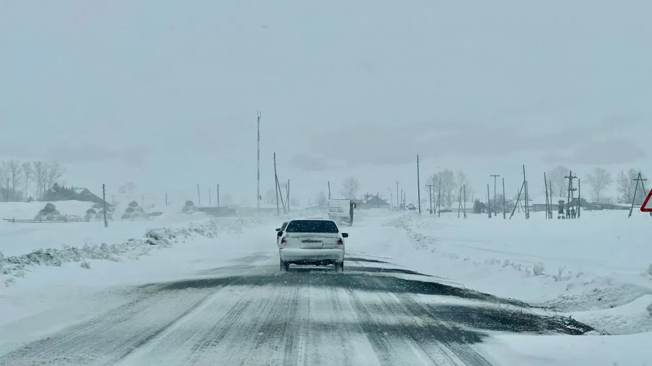 Ауа райына байланысты 4 облыста көлік қозғалысы шектелді