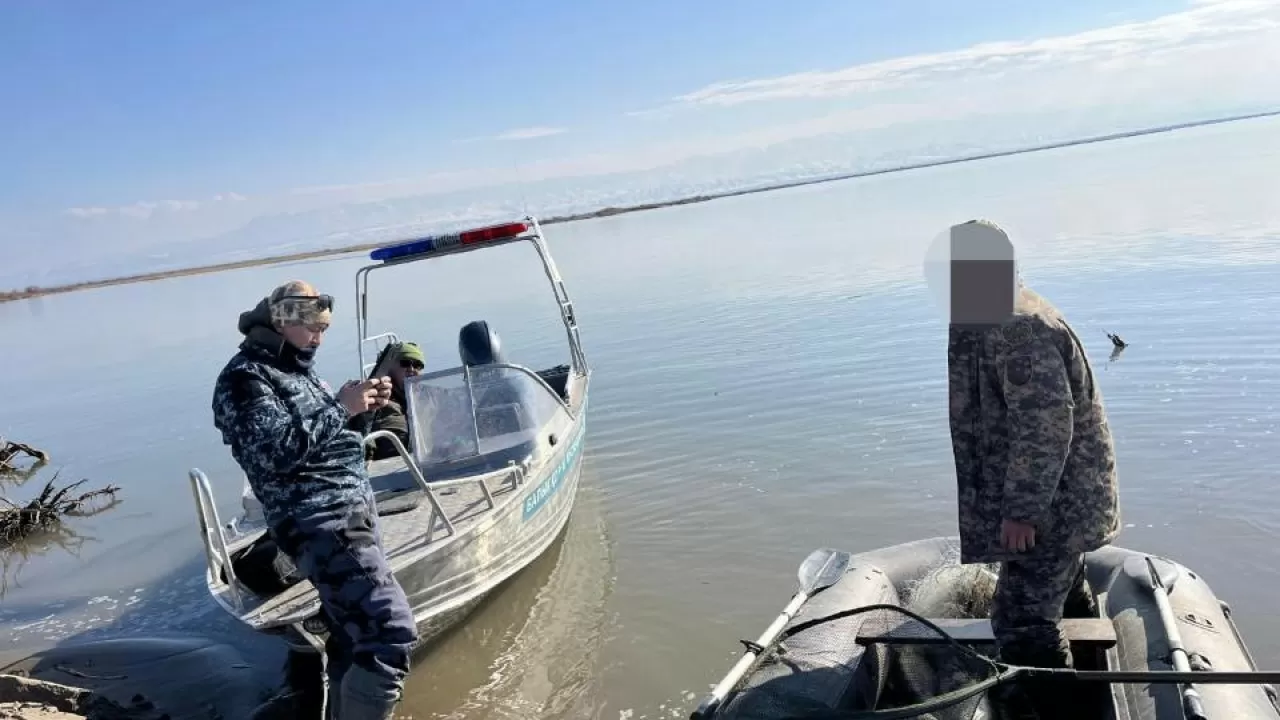 Браконьеров задержали на Капшагайском водохранилище  