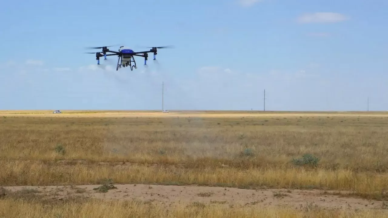 Министрлік 120 млн теңге тұратын өрт сөндіргіш дронның сынақтан өтіп жатқанын хабарлады 