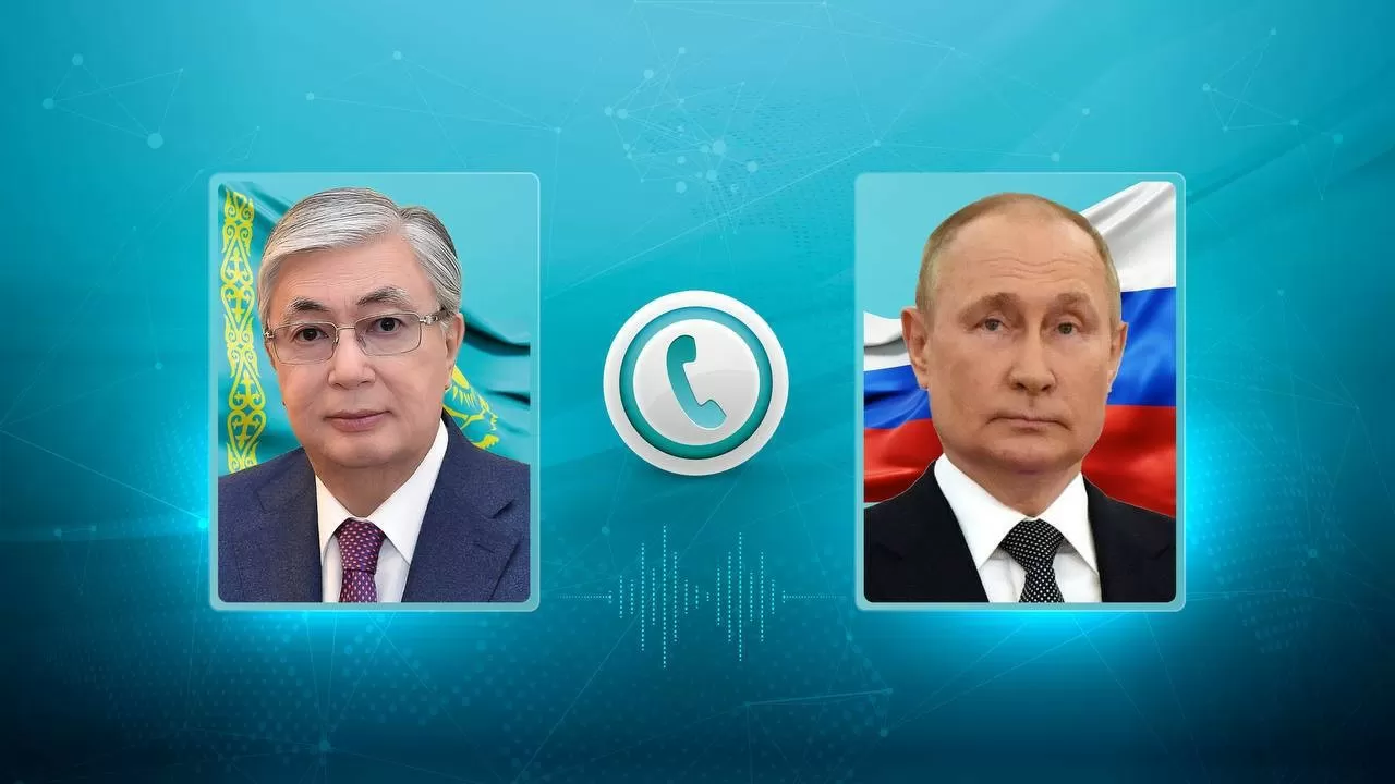 Путин по телефону поздравил Токаева с днем рождения