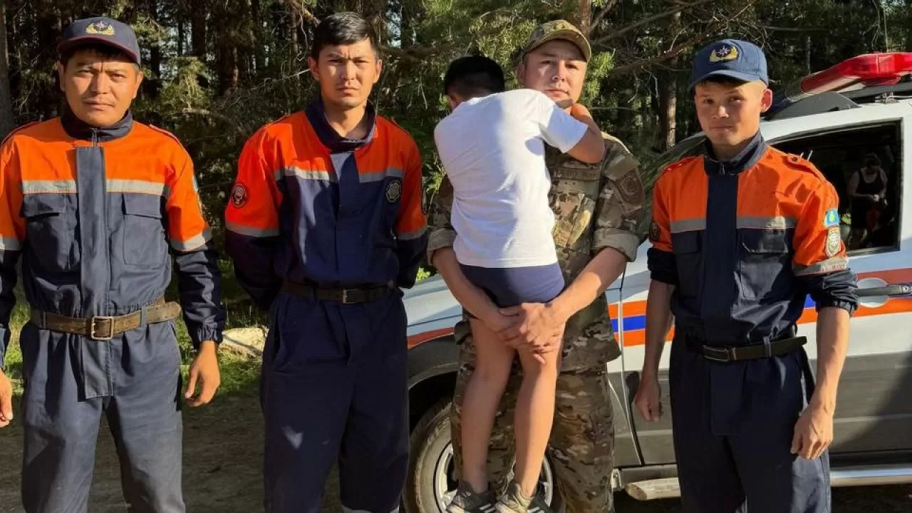 Ребенок заблудился в лесу в Карагандинской области
