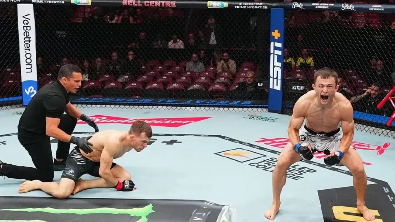 Бекзат Алмахан UFC тарихында ең жылдам нокаут жасаған қазақстандық атанды