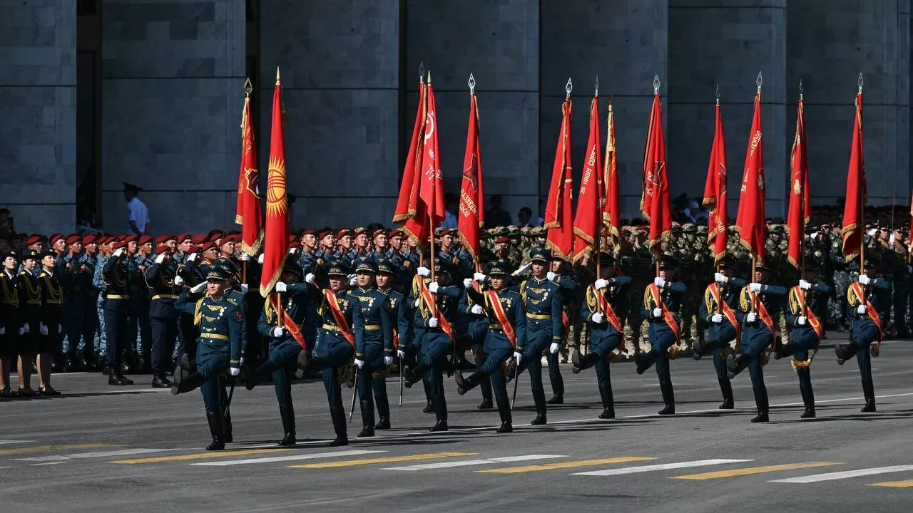 Парад в честь 80-летия Победы прошел в Бишкеке