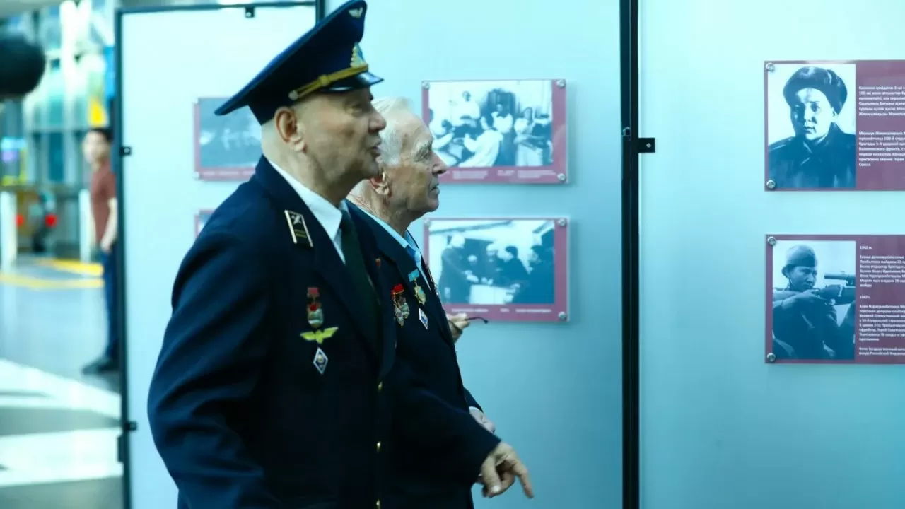 Астанада Ұлы Жеңістің 80 жылдығына фотокөрме ашылды