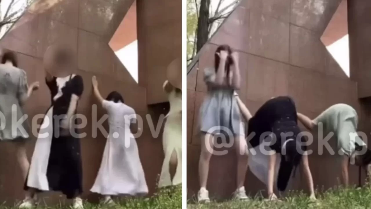 Павлодарда ескерткіш жанында әдепсіз би билеген қыздар жазаланды