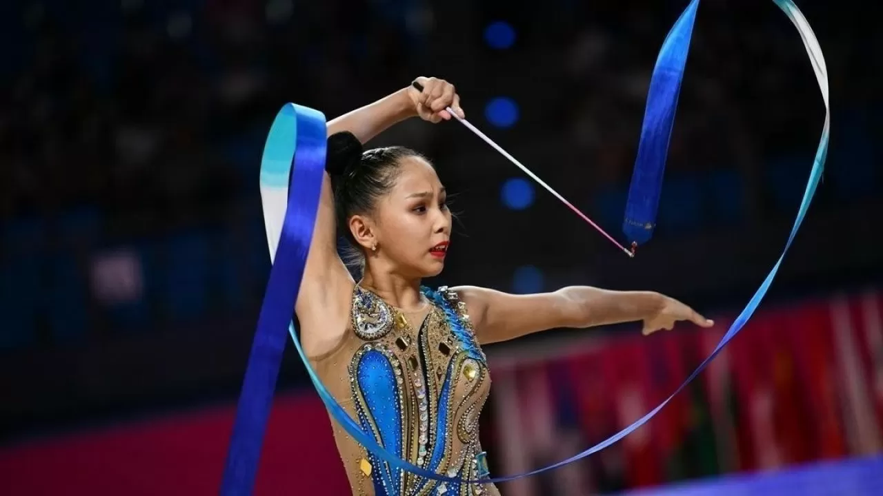 Айбота Ертайкызы завоевала золотую медаль чемпионата Азии по художественной гимнастике