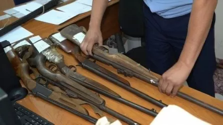 Сколько оружия выкупили у жителей области Абай 