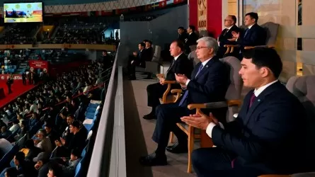 Токаев посетил турнир Qazaqstan Barysy Grand Slam