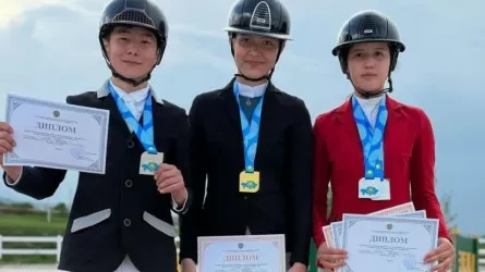 Юные наездники из Астаны стали триумфаторами чемпионата Казахстана по конкуру 