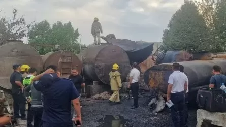 Самарқандта жанармай құю бекеті жарылды