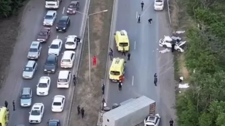 Алматы облысында Камаздың тіркемесі ажырап, 4 адамды қаза қылды