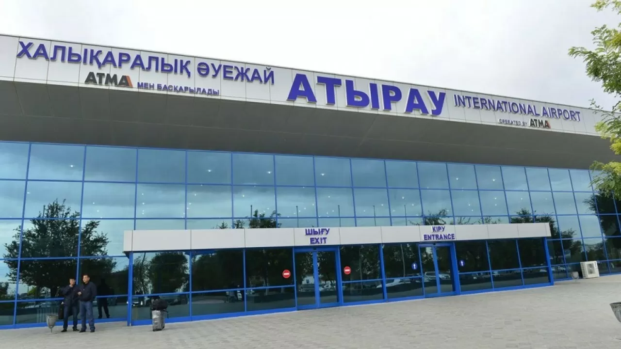 Аэропорт Атырау подтопило  