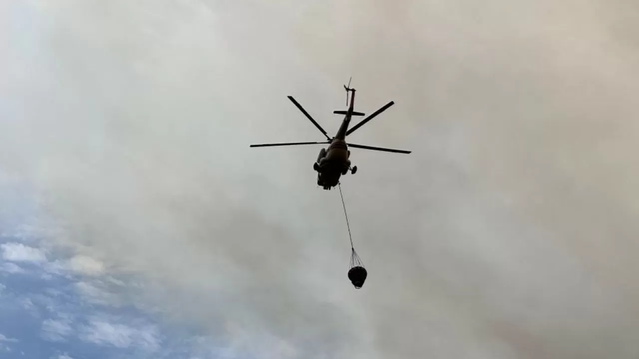 Атырау облысындағы қамыс өрті толығымен өшірілді 