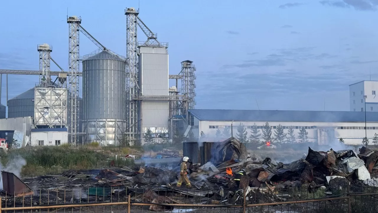 Мощный взрыв на газовом объекте предотвратили пожарные СКО 