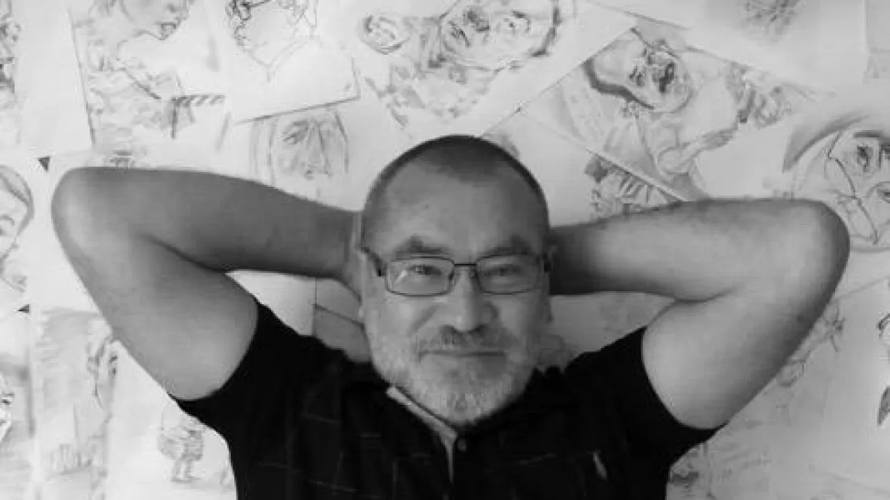 Журналист әрі карикатурист Ибрагим Кубеков өмірден озды