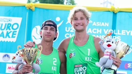 Казахстан впервые стал чемпионом Азии по пляжному волейболу 