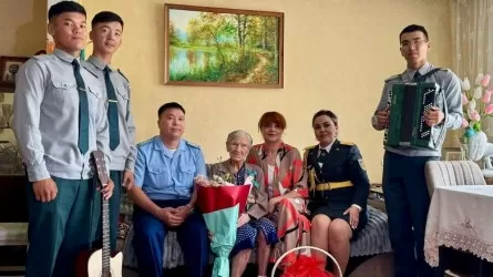 В Алматы 100-летие отпраздновала ветеран ВОВ Екатерина Баранова