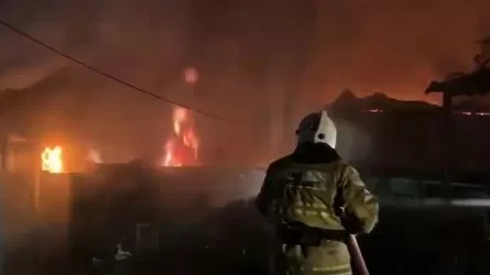 Алматыда өрт кезінде газ баллоны жарылып, 1 адам көз жұмды