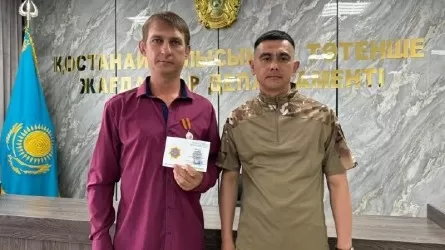 4 баланы судан аман алып шыққан қостанайлық марапатталды