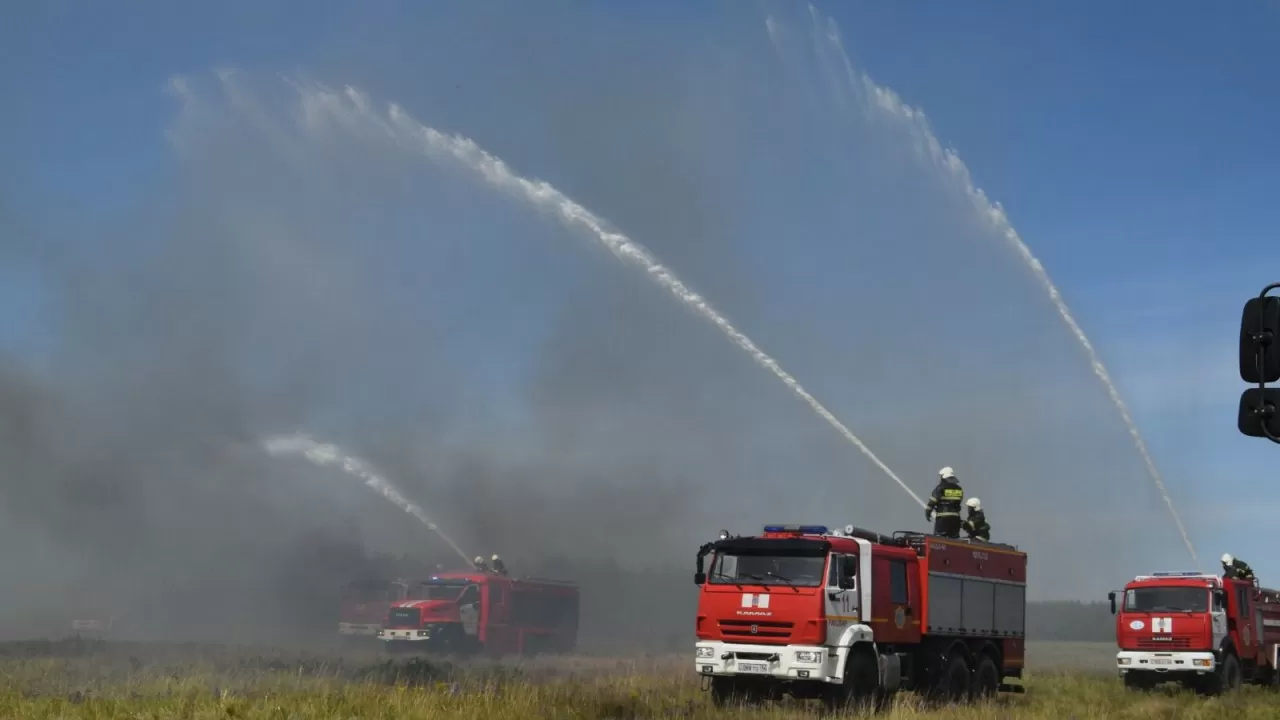 МЧС России помог справиться с огнем на территории Павлодарской области  