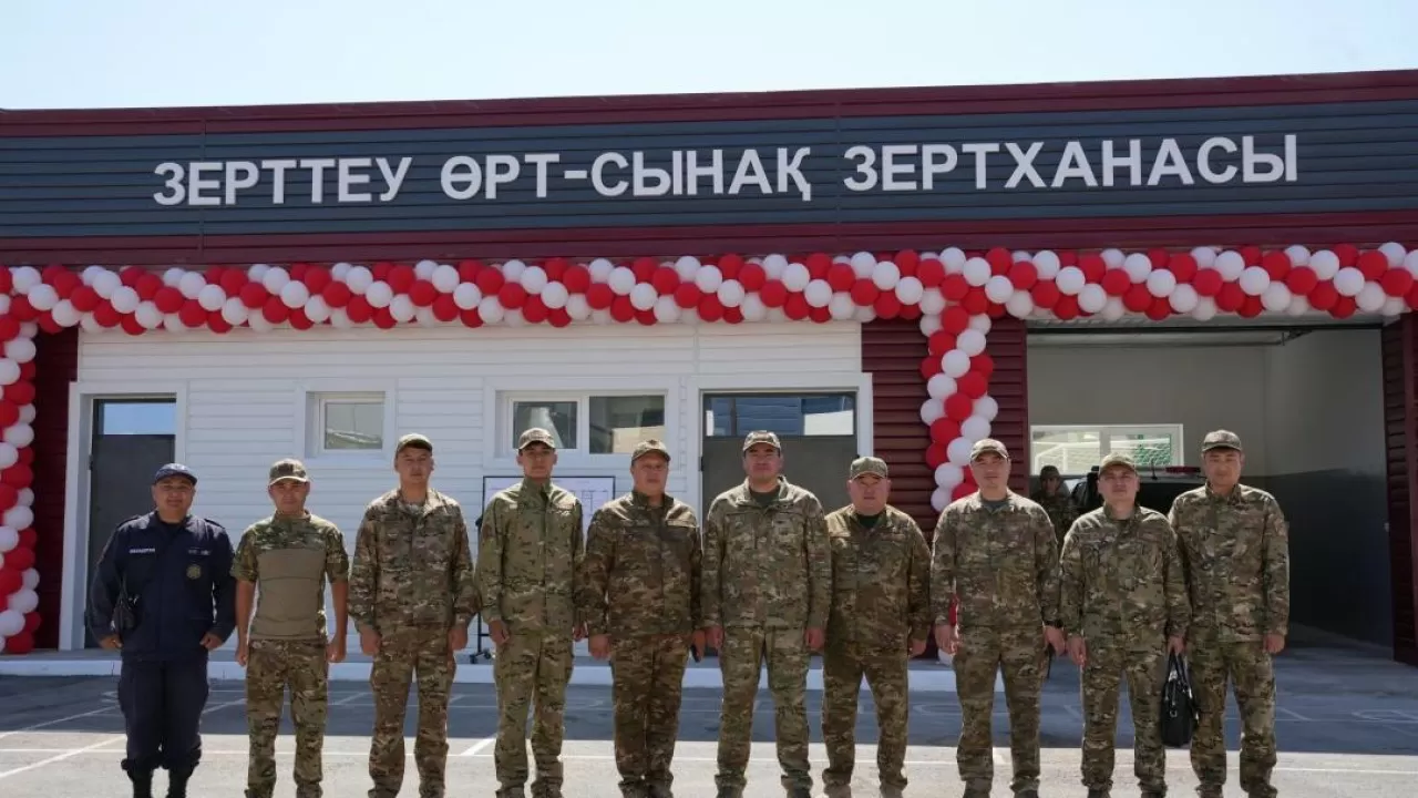 В Шымкенте открылась новая пожарно-техническая лаборатория