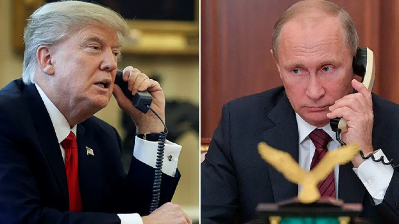 Путин мен Трамп телефон арқылы сөйлесті​
