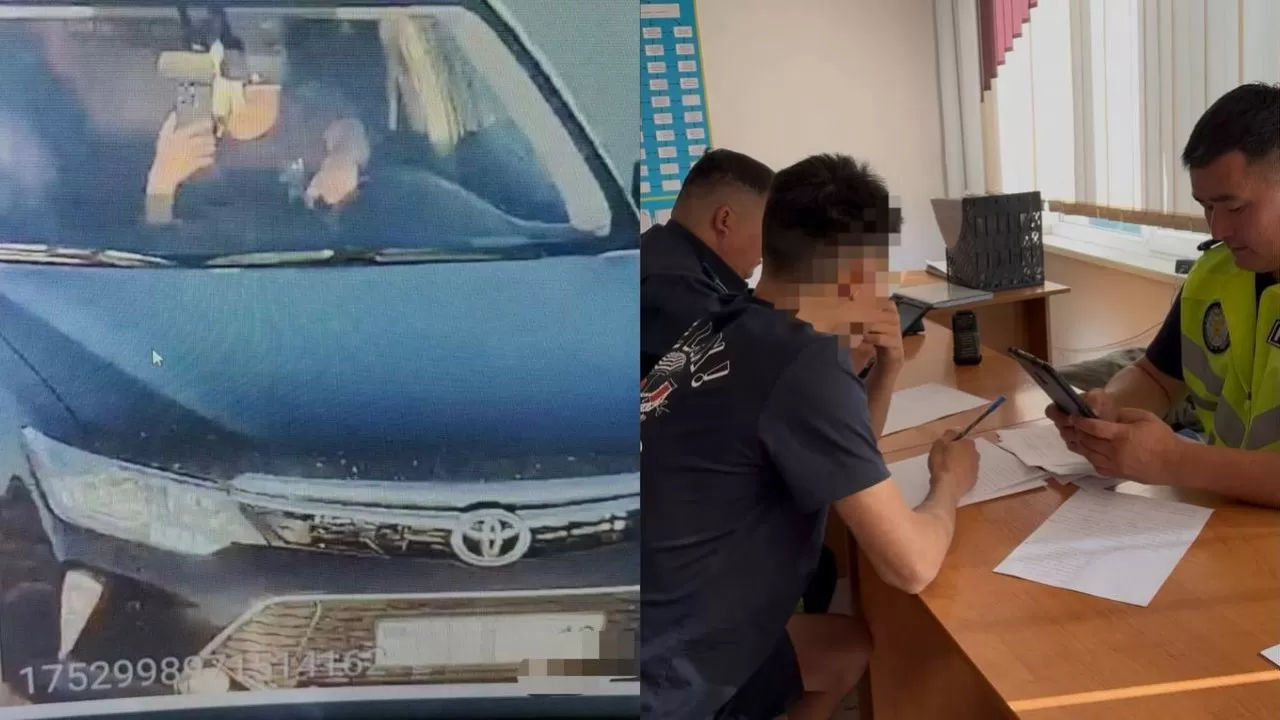 Хайп за рулем: в Семее блогер нарушал ПДД ради лайков