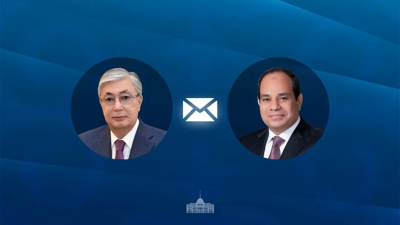 Токаев поздравил президента Египта 