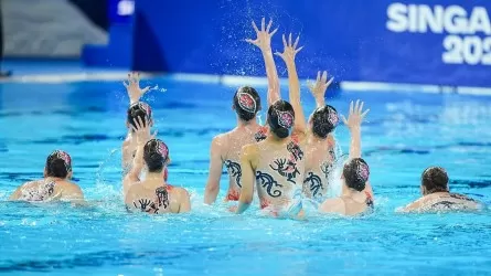 Казахстан вошел топ-10 в командных соревнованиях по артистическому плаванию