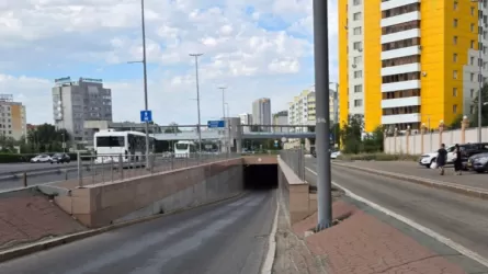 Один из туннелей Астаны закроют на месяц