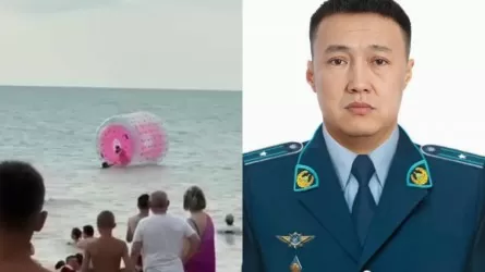 Полицейский спас ребенка на Алаколе