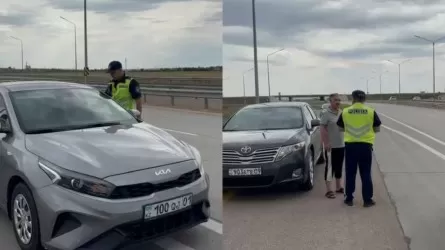 Аптап ыстыққа байланысты тасжолдарда полицейлер күшейтілген режимде қызмет етуде