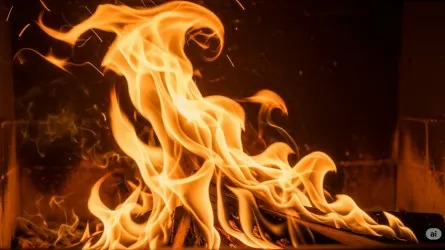 Пожар вспыхнул ночью в одной из многоэтажек Костаная