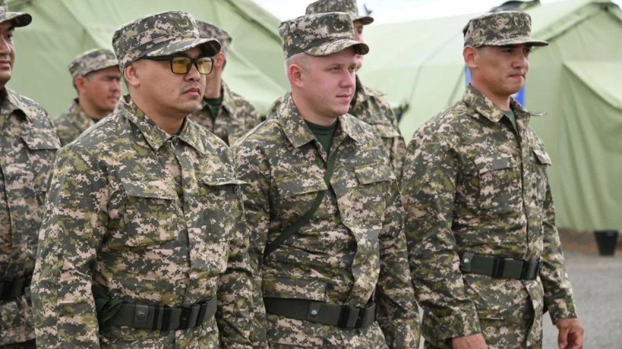 Воинские сборы проходят в Карагандинской области