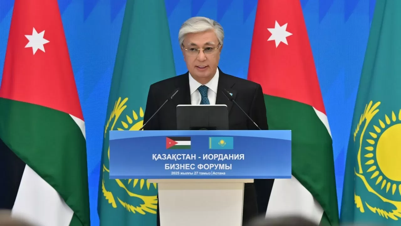 Токаев и Абдалла ІІ приняли участие в казахско-иорданском бизнес-форуме 
