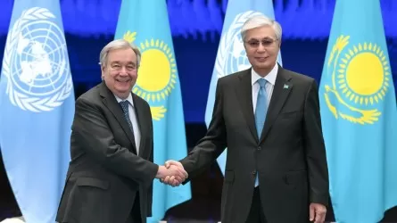 Токаев провел переговоры с генсекретарем ООН Антониу Гутерришем