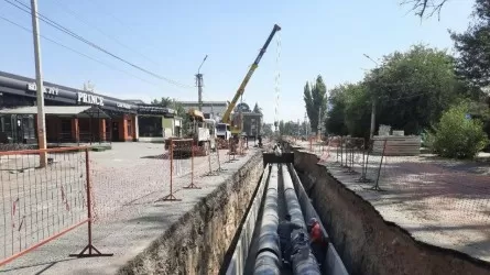 Две ключевые тепломагистрали обновляют в Таразе  