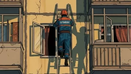Соседи вызвали спасателей на помощь пенсионерке в Жезказгане 