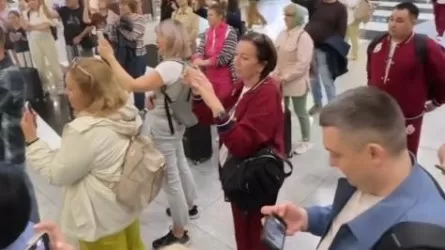 Мәскеудің Шереметьево әуежайында Абай әні шырқалды 