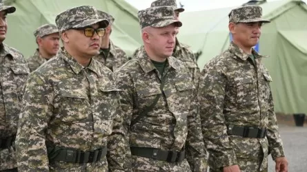 Воинские сборы проходят в Карагандинской области
